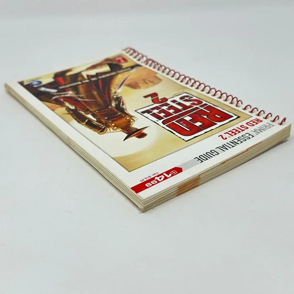 Prima Essential Guide Red Steel 2 Video Game Spiral Bound Wii Hack Slash FPS